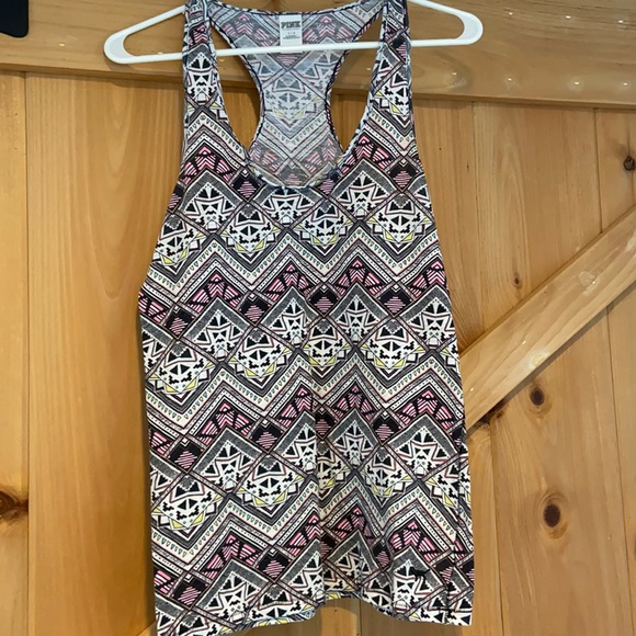 PINK Victoria's Secret Tops - Women’s Victoria’s Secret PINK Aztec Racerback Tank Top